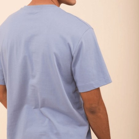 AZUL - T-Shirt Loose Mer méditérranée Bleu Clair - LYOUM