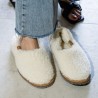 AZUL - Chausson Marcel Fluffy Crème - CAUSSÜN