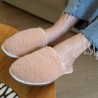 AZUL - Pantoufle Simone Fluffy Nude - CAUSSÜN