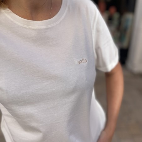 AZUL - T-Shirt Yalla Moka - LYOUM