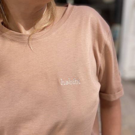 AZUL - T-Shirt Habibi Moka - LYOUM