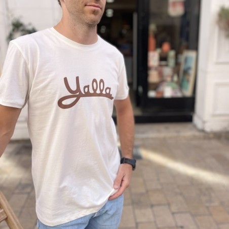 AZUL - T-Shirt Yalla Off White - LYOUM