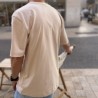 AZUL - T-Shirt Loose Habibi Ecru - LYOUM