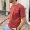 AZUL - T-Shirt Habibi rouge brique - LYOUM