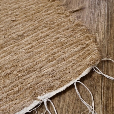 Grand tapis peludo Castanha