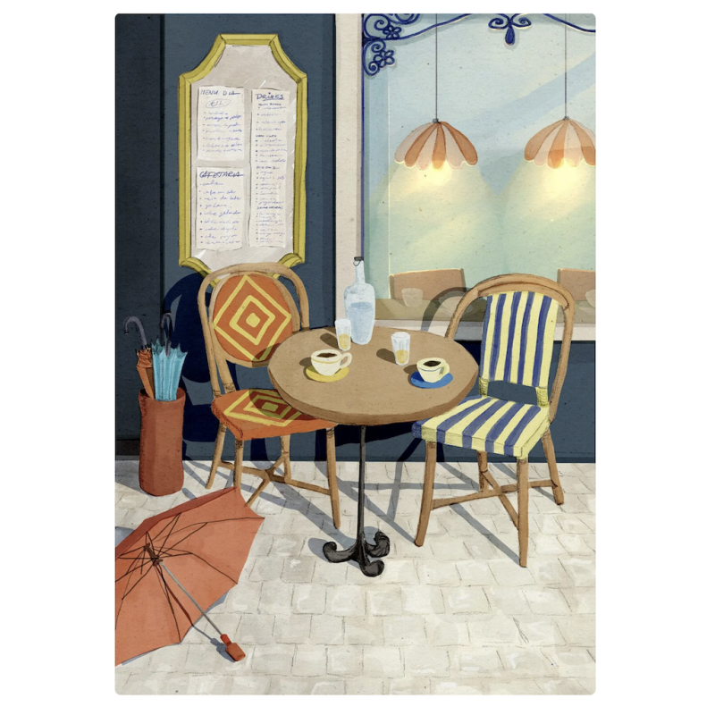 AZUL - EVA HALFERS - Novembre - Illustration