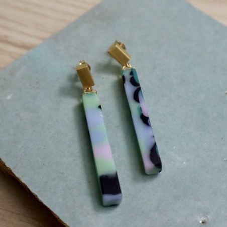 AZUL - Boucles d'oreilles pendantes - Beira