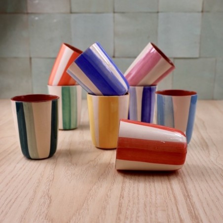 Tasse à café ligne claire & foncée