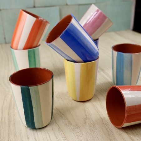 Tasse à café ligne claire & foncée