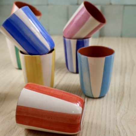 Tasse à café ligne claire & foncée