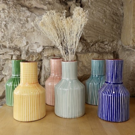 Vase Carafe en terre cuite artisanale