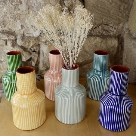 Vase Carafe en terre cuite artisanale