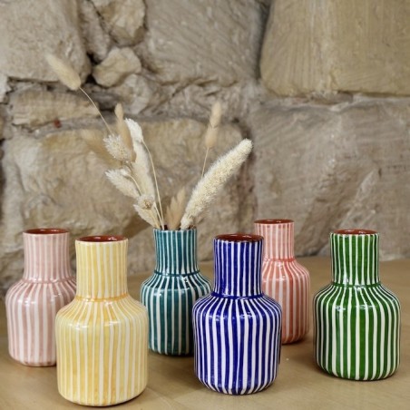 Petit Vase Carafe en terre cuite artisanale