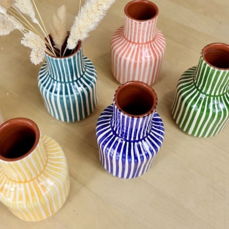 Petit Vase Carafe en terre cuite artisanale