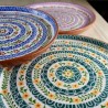 AZUL - A LOJA DA CERAMICA - Plat à Pizza Flores