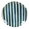 AZUL - Petite assiette lignes verticales - Ollarus