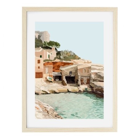 Calla Almunia Mallorca - Illustration par Nura Art