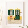 Casa Menorquina de Poble - Illustration par Nura Art