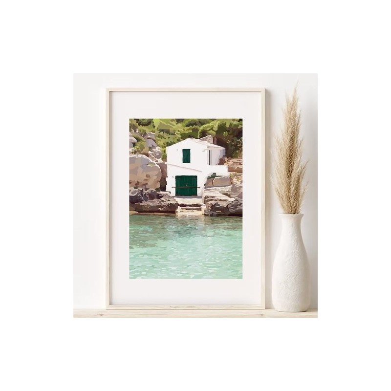 Calla de Binidali - Illustration par Nura Art