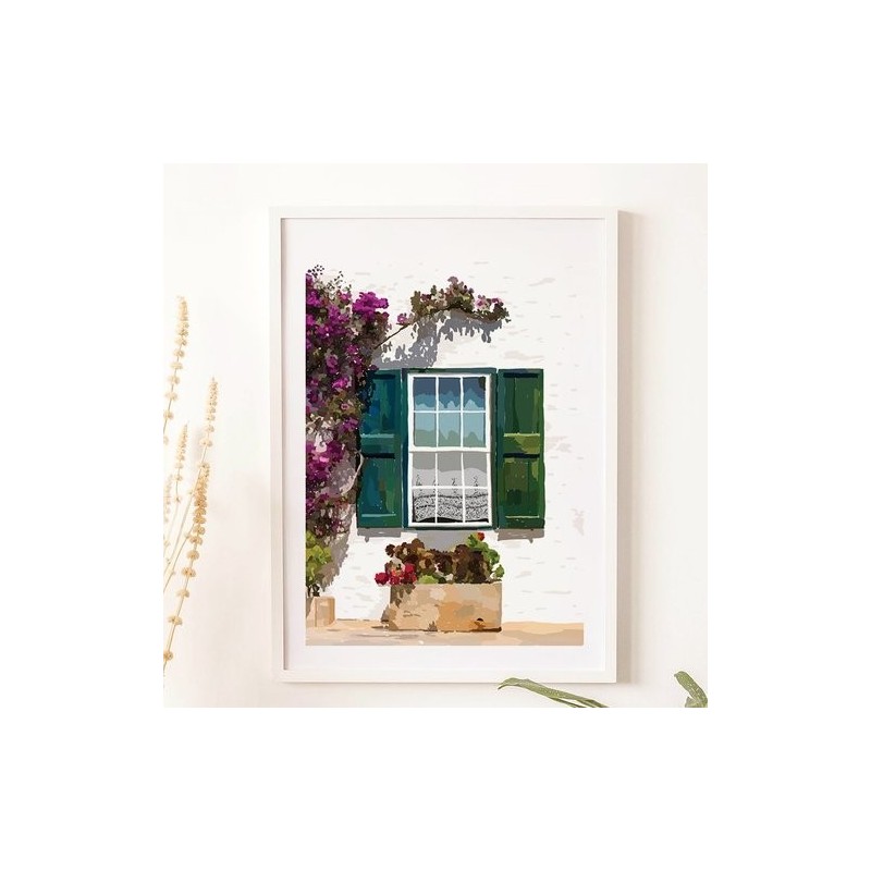 Finestra Menorquina - Illustration par Nura Art