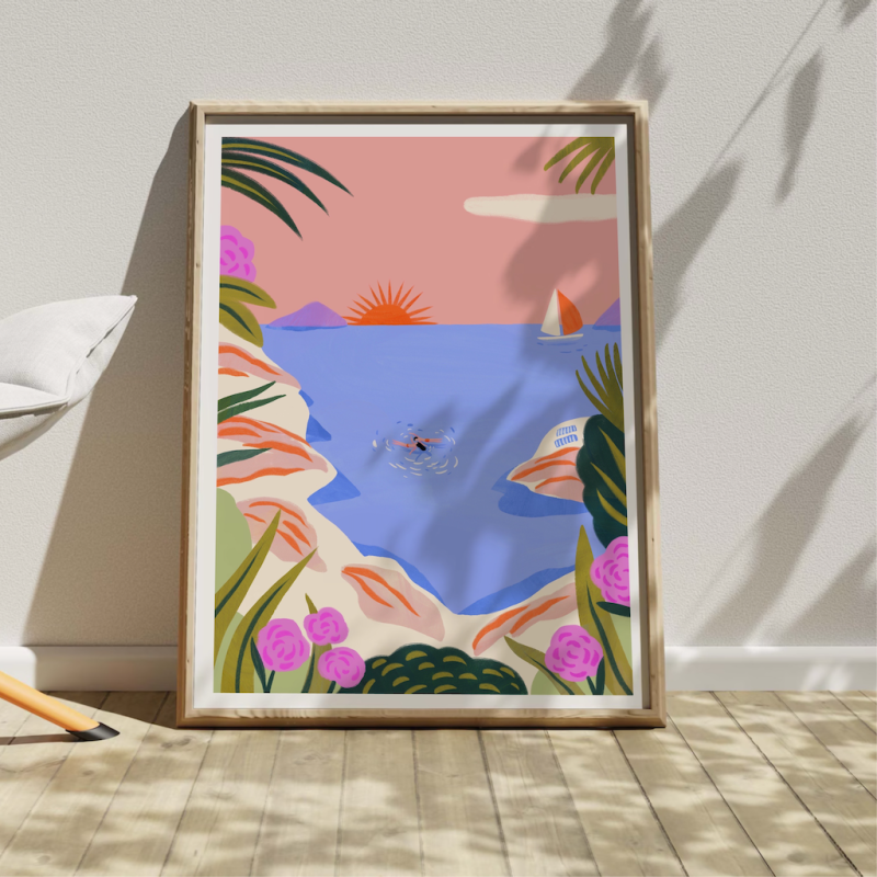 La baignade par Lila Lefranc