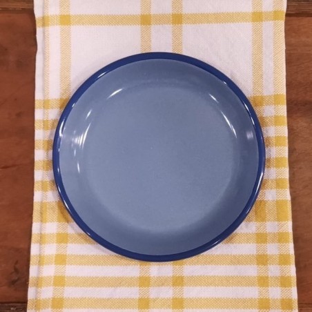 AZUL - Assiette émaillée Bleu & Cobalt - Elifle