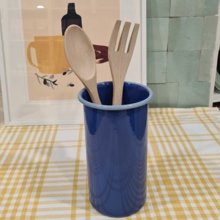 AZUL - Vase émaillé Cobalt & Bleu - Elifle
