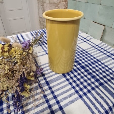 AZUL - Vase émaillé Jaune & Citron - Elifle
