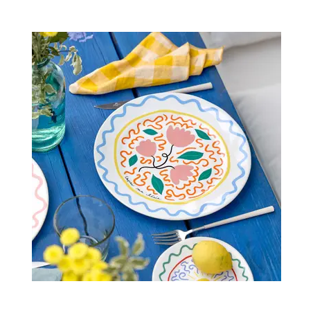 Grande Assiette Capri Summer Bliss