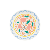 Grande Assiette Capri Summer Bliss