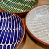 Bol trait en terre cuite artisanale