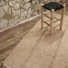Grand tapis peludo Castanha