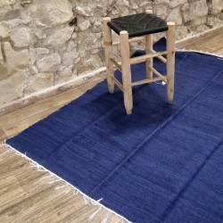 Grand tapis trapos cobalto