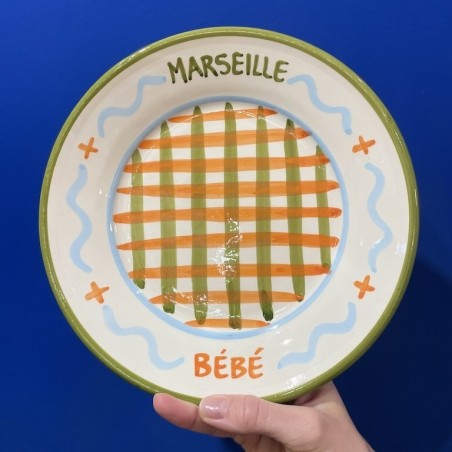 Assiette décorative - Marseille Bébé