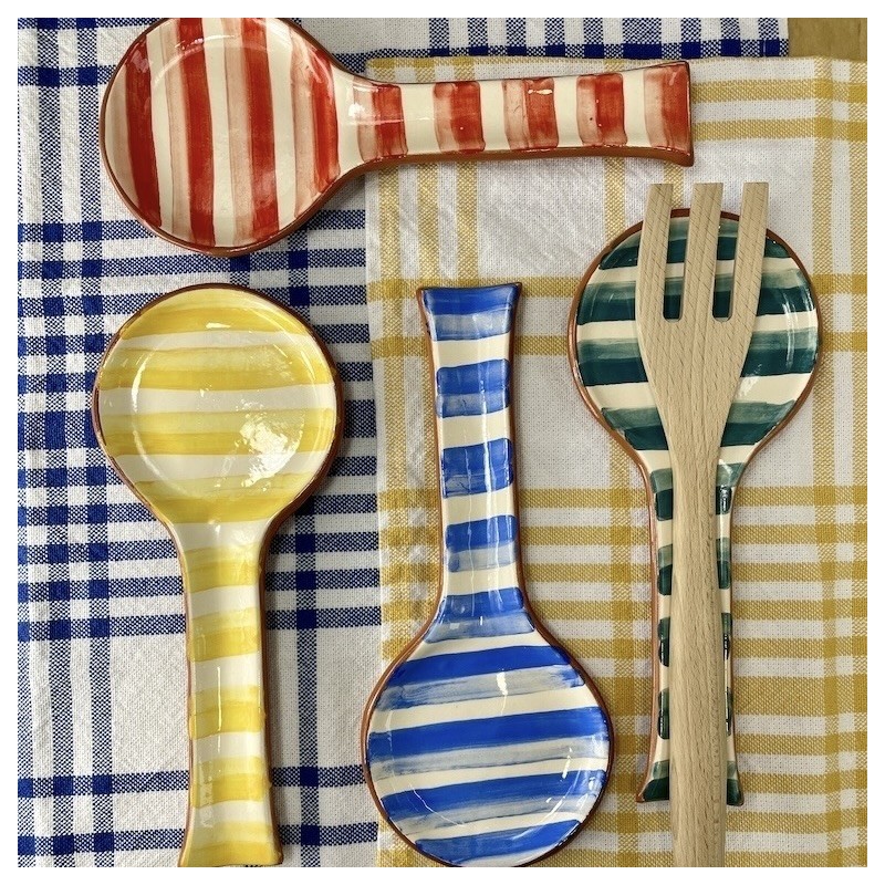 Repose cuillère lignes claires / foncées