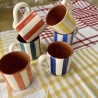 Tasse à café listas larges avec anse