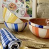 Saladier rond lignes claires / foncées ⌀ 22cm
