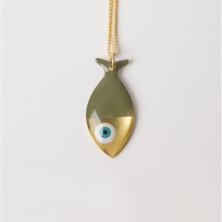 Collier poisson - Œil grec