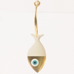 AZUL Concept Store | Bord de l'Eau | Boucles d'oreilles poisson - Œil grec AZUL Concept Store | Bord de l'Eau | Boucles d'oreilles poisson - Œil grec