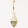 Boucles d'oreilles poisson - Œil grec