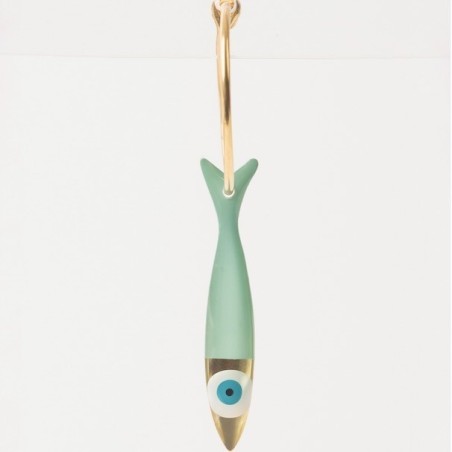 Boucles d'oreilles sardine - Œil grec