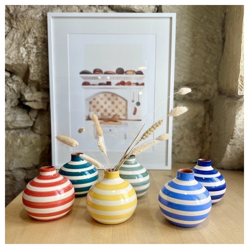 Mini vase bola lignes épaisses