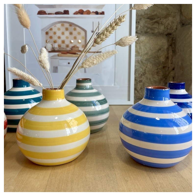 Mini vase bola lignes épaisses