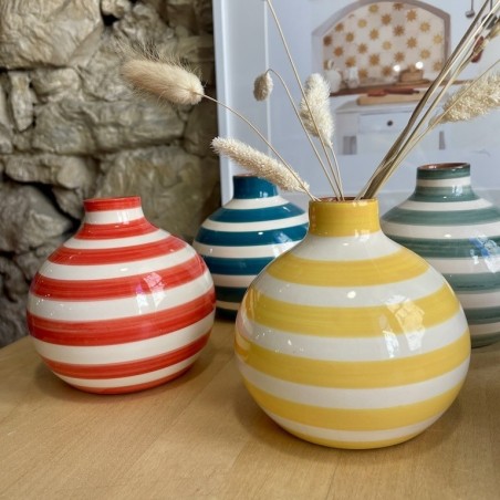 Mini vase bola lignes épaisses