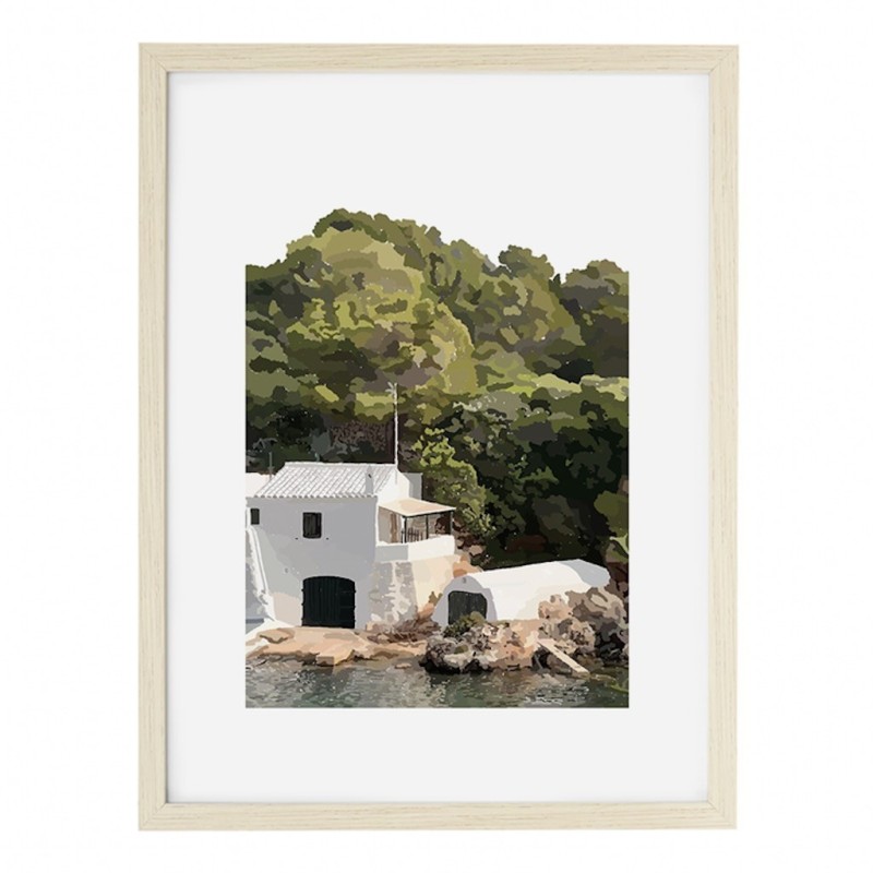 Cala de Binisafuller - Illustration par Nura Art