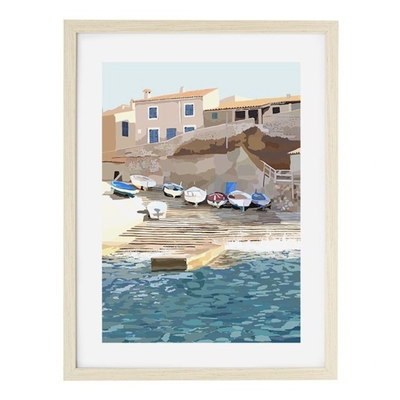 Valdemossa port - Illustration par Nura Art