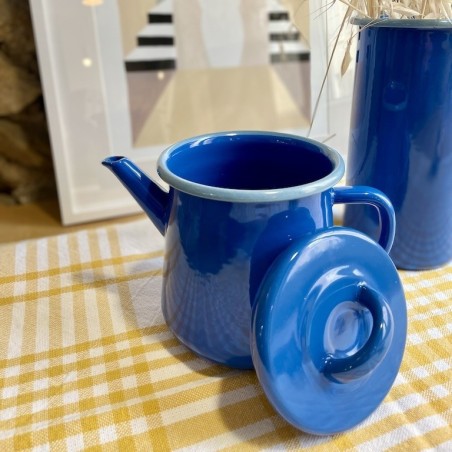AZUL - Théière émaillée Cobalt & Bleu - Elifle