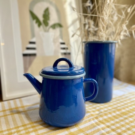 AZUL - Théière émaillée Cobalt & Bleu - Elifle