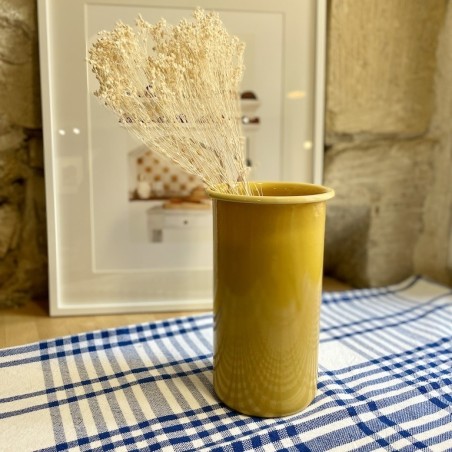 AZUL - Vase émaillé Jaune & Citron - Elifle