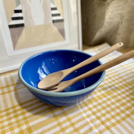 AZUL - Petit saladier émaillé Cobalt & Bleu - Elifle